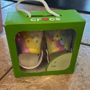 CROCS Kids' tie dye crocs